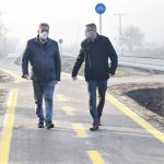 Cegléd felé tovább folytatódik a kerékpár út építése