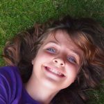 girl, happy, blue eyes-671385